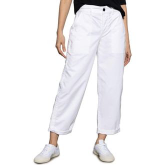 Sanctuary Cruiser Stretch Cotton Barrel Chinos in Bleached W at Nordstrom, Size 29