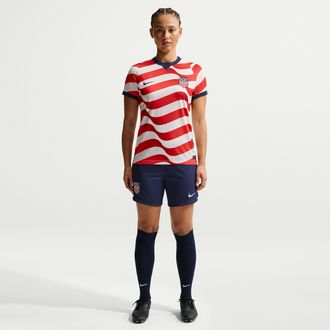 Nike USMNT 2026 Stadium Home Nike Womens Dri-FIT Soccer Replica Shorts in Blue | IB4598-410