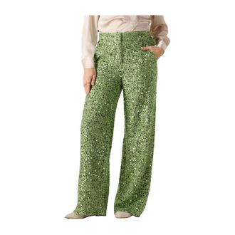 Harper & Yve Broeken, Dames, Groen, S, Holly-Pa 2 Wijde Broeken