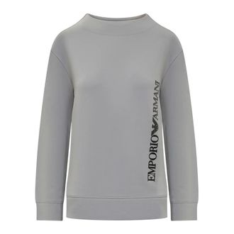 Emporio Armani Logo Sweatshirt - female - Emporio Armani - Sweatshirts - Gray - M - Sweatshirts & Hoodies