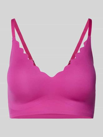 Skiny Skiny Bustier mit Wellensaum in Pink, Gr&ouml;&szlig;e 36