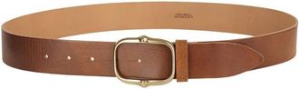 Isabel Marant Holis Riem - Dames - Riemen - Geel - 85 CM - Leer - Accessoires