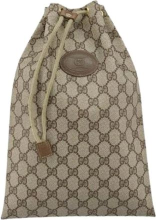 Gucci Pre-owned Bucket Bags, female, Beige, Size: ONE SIZE Pre-owned Bucket Bag