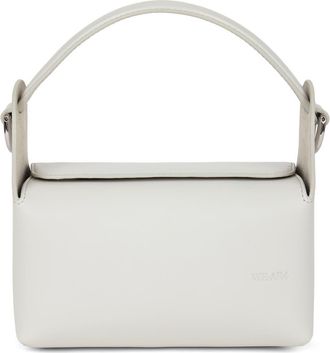 WE-AR4 The Pastry Box 20 Leather Top Handle Bag in Ice Grey at Nordstrom