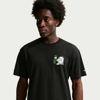 Nike LeBron Green With Envy Nike Mens Basketball T-Shirt in Black | IH8556-010