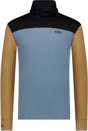 Mons Royale Yotei Merino Powder Hood L/S Merinoshirt f&uuml;r Herren | grau