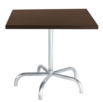 Schubiger M&ouml;bel Metalltisch S&auml;ntis Quadratisch