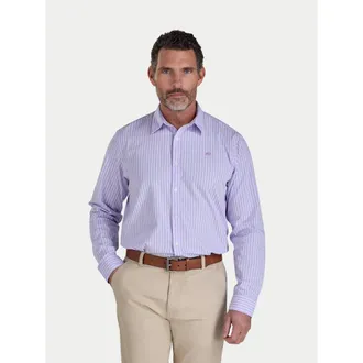 Raging Bull Long Sleeve Stripe Shirt in Lilac at Nordstrom, Size Xxx-Large