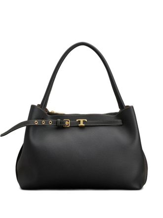 Tod's Black Logo Small Tote
