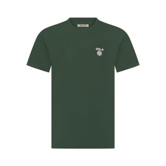 Ucla Mens Small Logo Regular Fit T-Shirt Green M