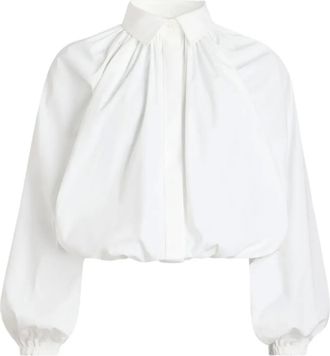 Patou Blusa in popeline - Bianco