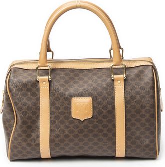 Celine Pre-owned Womens Vintage Small Boston Handbag - Brown - One Size