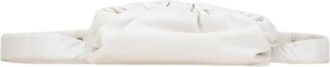 Bottega Veneta Pre-owned Belt Bags, female, White, Size: ONE SIZE Pre-owned Leather Belt Bag
