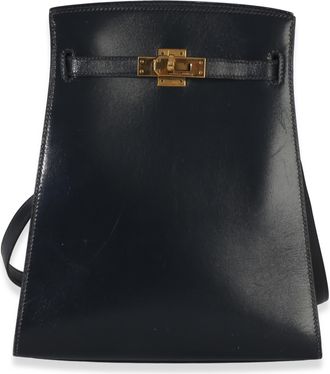 Herm&egrave;s Herm&egrave;s Box Kelly Sport 20 PM Bleu Marine