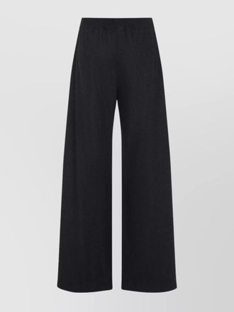 Fabiana Filippi wide leg wool trousers with elasticated waistband
