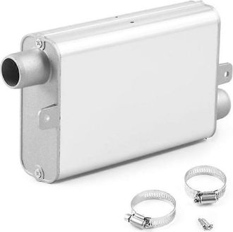 OEM (plata) Silenciador De Generador Para Reducir El Ruido Del Tubo De Escape Del Calentador De Estacionamiento