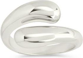 Sterling Forever Lauren Bypass Ring in Silver at Nordstrom, Size 6