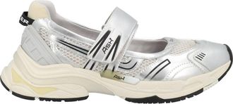 Ash Rolls Polyurethane Metallic Silver Sneakers