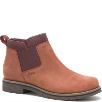 Chaco Womens Cataluna Explorer Chelsea Casual Boots In Mahogany