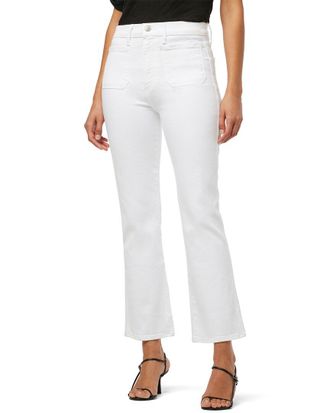 Joe's Joes Jeans White High Rise Crop Bootcut Jean