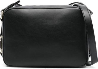 Twin-Set Oval T cross body bag - women - Polyurethane/Polyester - One Size - Black