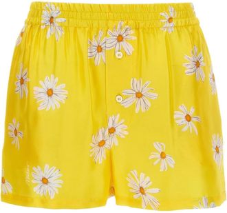 Moschino Shorts Margherite - Giallo