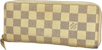 Louis Vuitton White Long Wallet (Bi-Fold) (Pre-Owned)