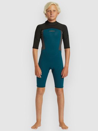 Quiksilver Prologue 2/2 Ss Sp Bz Kids Neoprenanzug blau