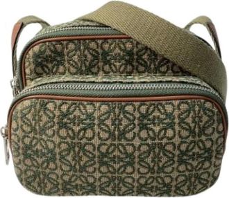 Loewe Pre-owned Cross Body Bags, female, Green, Size: ONE SIZE Pre-owned Shoulder Bag