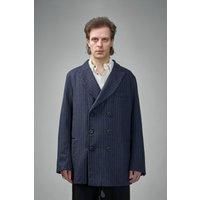 Geoffrey B. Small Elongated Double-Breasted, 6 Buttons, Double Vent Tailored Jacket