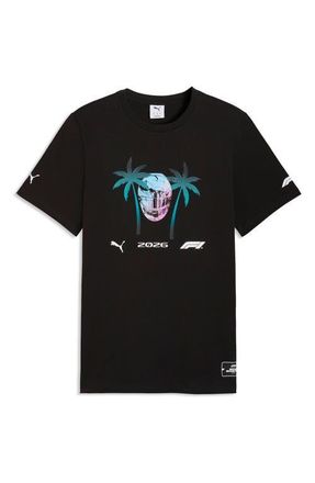 Puma Formula 1 Miami Graphic T-Shirt in Puma Black at Nordstrom, Size Xx-Large