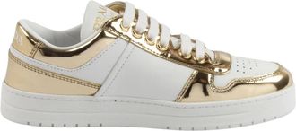 Prada Downtown Leather Sneakers - Dames - Sneakers - Wit - 40 EU - Leer - Schoenen