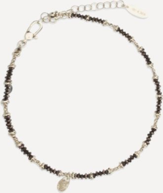 Brunello Cucinelli Hematite and 925 sterling silver Anklet Female UNI