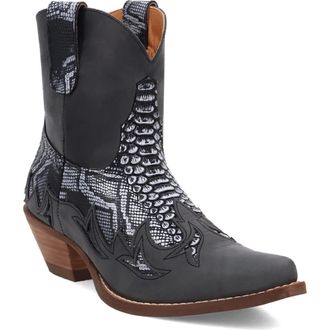 Dingo Cobra Kiss Western Boot in Black at Nordstrom, Size 8.5