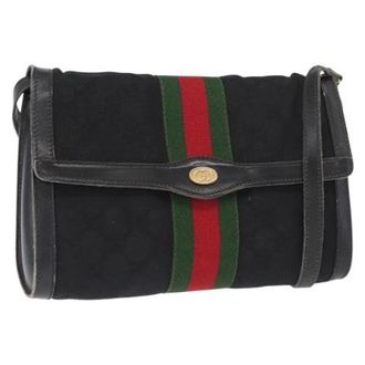 Gucci Borsa a tracolla Pre-owned Vintage in tela - - Pre-owned - Donna - Nero - ONE SIZE