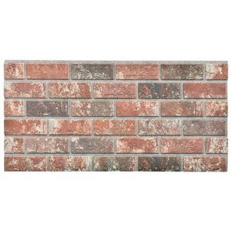 vidaXL Paneles De Pared 10 Uds. 100 X 50 Cm Marr&oacute;n Oscuro Y Gris Vidaxl