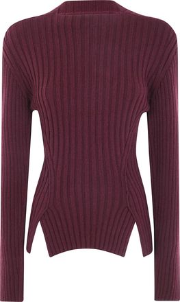 Victoria Beckham Sweater Merino Wool Rib Jumper