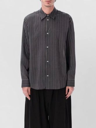 STUDIO NICHOLSON long sleeve shirt vertical striped pattern