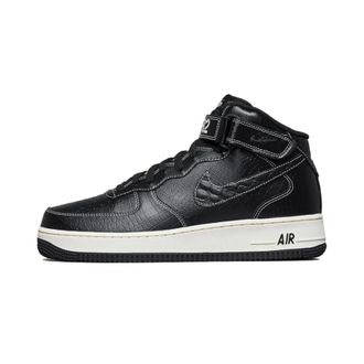 Nike Fitness, unisex, Zwart, 45 EU, Leer, Air Force 1 Mid LX Our Force 1