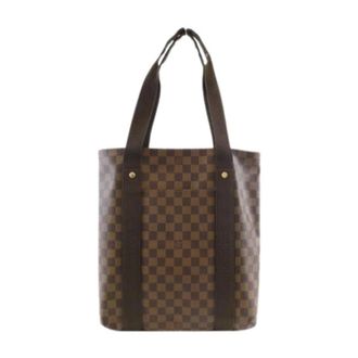 Louis Vuitton Pre-owned Tote Bags, female, Brown, Size: ONE SIZE Pre-owned Damier Shoulder Bag