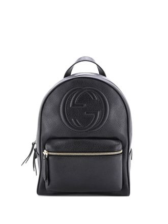 Gucci Soho Chain Leather backpack - Black