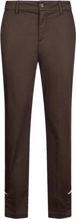 Liu Jo Slim-fit Chinos - Dames - Chinos - Bruin - W31 - Katoen - Broeken