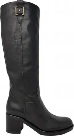 Nero Giardini Womens Leather Boots In Black