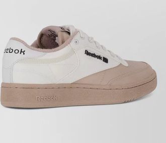 Reebok leather paneled low-top sneakers