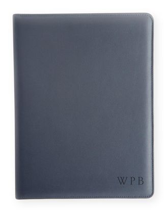 Royce Leather Personalized Executive Leather Document Organizer Folder