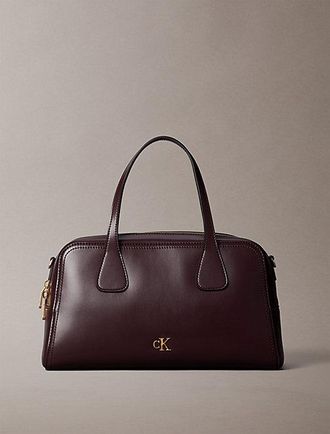 Calvin Klein Bolso Bowling Con Herraje Con Monograma