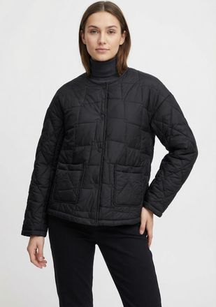 Vila Steppjacke VILA VISILLA L/S JACKET/PB, Damen, Gr. 34, schwarz beauty, Steppware, Obermaterial: 100% Polyamid, unifarben, normal, Rundhals, Jacken Step