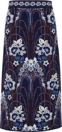 Cara Cara Clara midi skirt - Blue