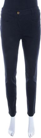 Escada Navy Blue Stretch Denim Teresa Straight Leg Jeans