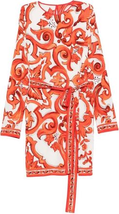 Dolce & Gabbana Maiolica-Print Dress